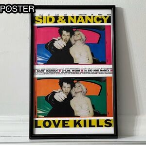 Garry Oldman Sid & Nancy Movie Poster